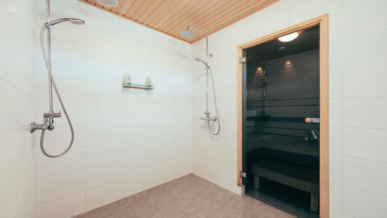 Kisakallion Villa Kallion kylpyhuone.