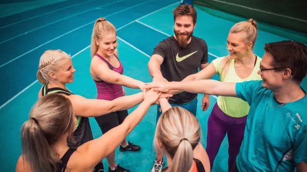 Pajulahti ryhma kadet yhdessa yhteishenki