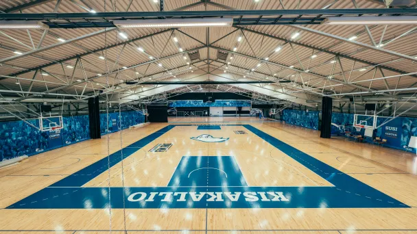 Kisakallion Susi Training Center -halli.