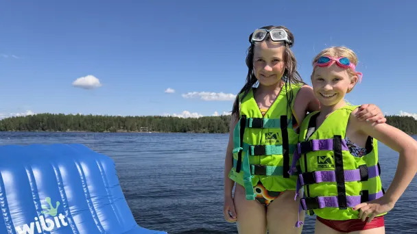 Tytöt Lake Pool Pajulahden wibit-radalla
