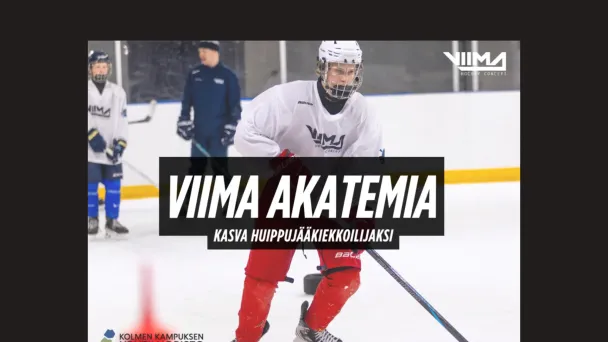 Viima Akatemian Kasva huippujääkiekkoilijaksi -leiri on suunnattu 7.–9.-luokkalaisille tavoitteellisille jääkiekkoilijoille, tytöille ja pojille