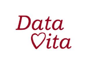 Data Vita -logo, jossa sydän keskellä.